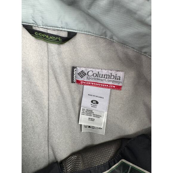 Columbia Convert BaseTRX Snowboard Ski Pants Mens XL Black Adjustable Waist - Picture 10 of 16